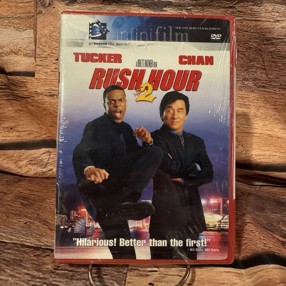 Rush Hour 2 DVD (2001) Infinifilm Ed Jackie Chan Chris Tucker Action Comedy New